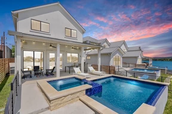 Pool, Hot Tub | Waterfront Lake LBJ Retreat - Image 1